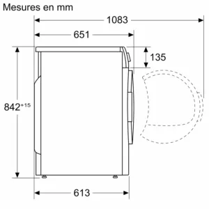 mesures en mm