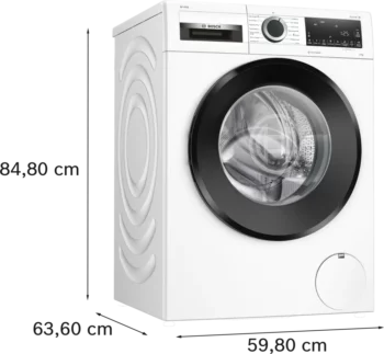 dimensions of the washing machine Bosch WGG244F9GB